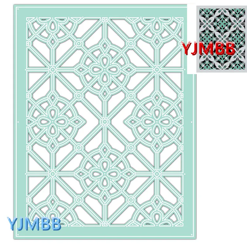 

YJMBB 2021 New Different Floral Backgrounds #1 Metal Cutting Mould Scrapbook Album Paper DIY Card Craft Embossing Die Cutting