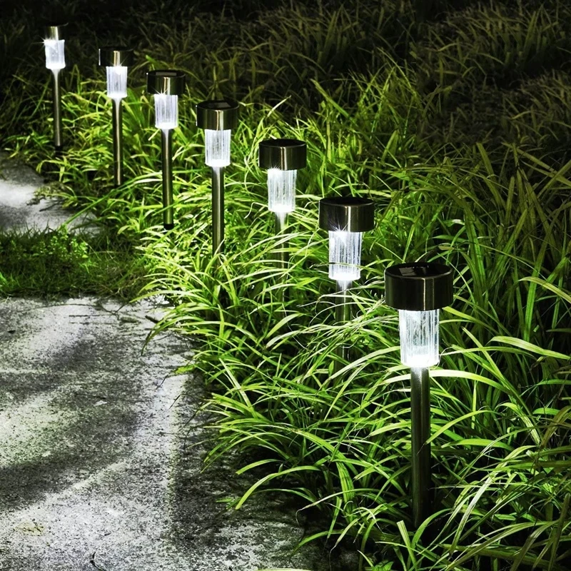 

LED Solar Garden Light Outdoor Solar Powered Lamp Lantern Waterproof Landscape Lighting for Pathway Patio Yard Lawn Decoration