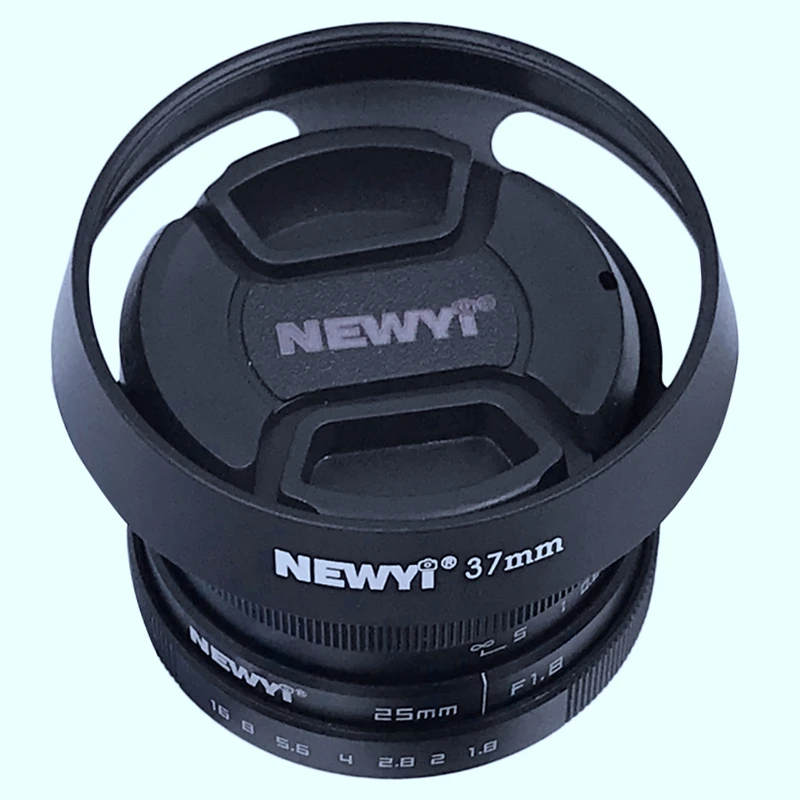 Newyi 25 мм F/1 8 Cctv Мини объектив для всех Pentax Pq крепление Mirro камера и Бленда адаптер 7