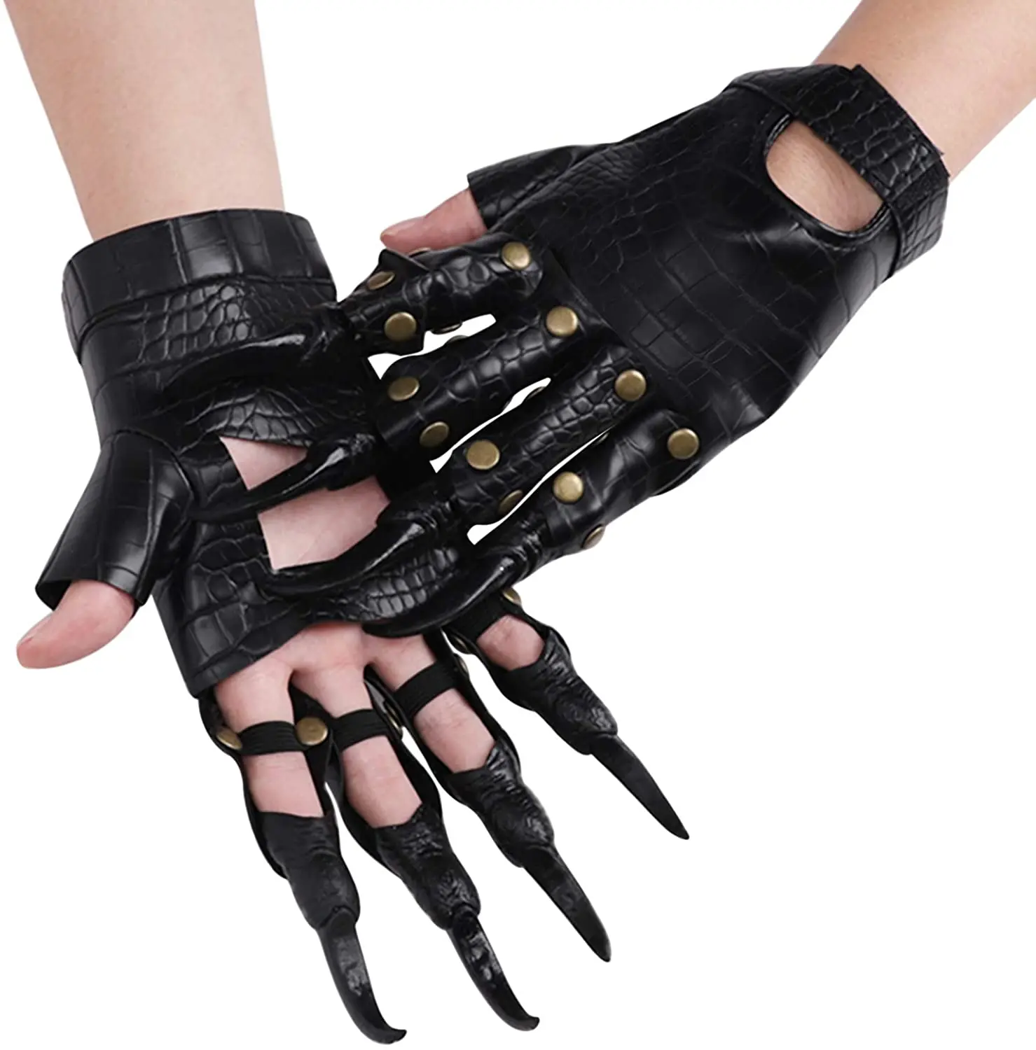 

Halloween Claw Gloves Costume Party Props Scary Horrific Wolf Paw Gloves Cosplay Clown Claws Dragon Gloves Props Nail Gloves