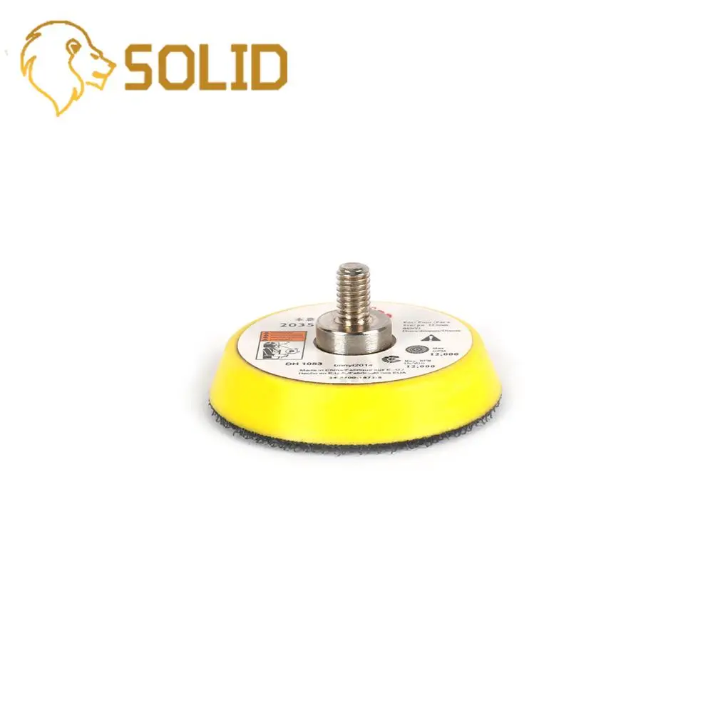 50mm Pneumatic Backer Plate Pad for Car Polisher Dual Action Polishing Tool Hook &amp Loop Pads 2Pcs | Инструменты