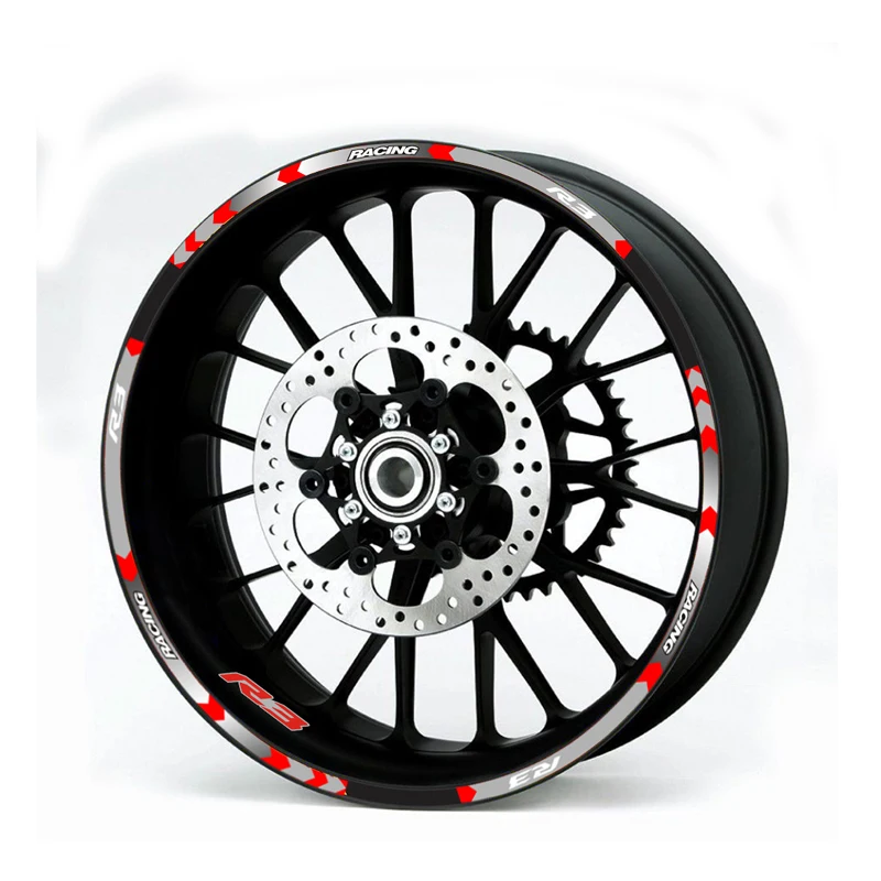 12 шт. светоотражающие полосы для мотоцикла YAMAHA YZF R3|Наклейки и стикеры| |