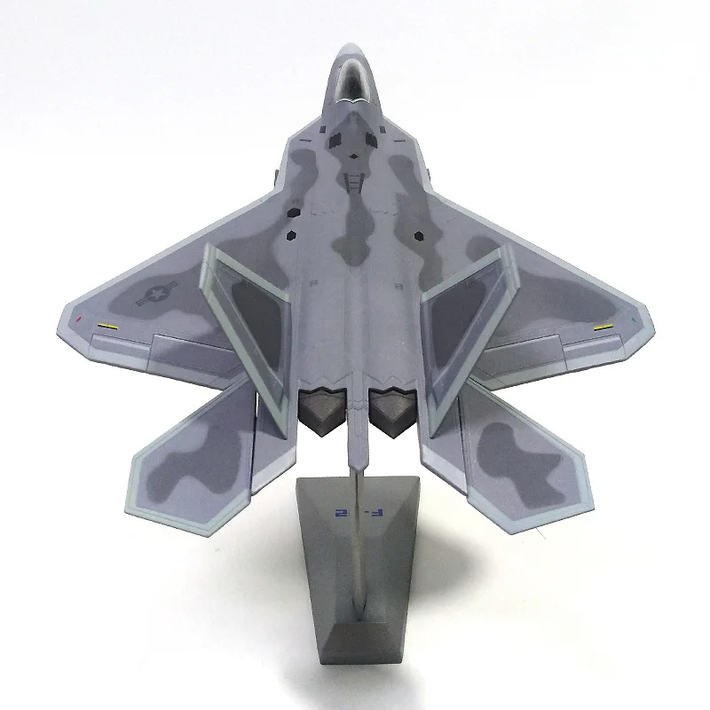 1: 72 Металл F22 модель самолета Моделирование Раптор истребитель американская