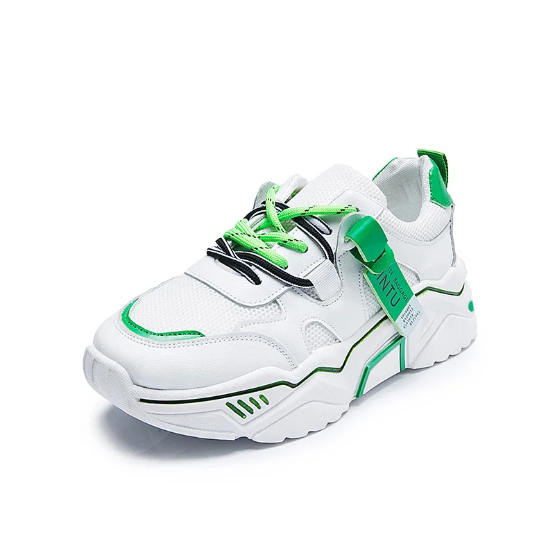 

Кроссовки женские легкие на платформе 4 см, Повседневная дышащая Спортивная обувь для бега, на толстой подошве, весна