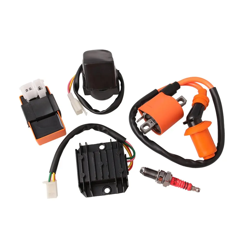 

Гоночный 6 Pin переменного тока катушки зажигания CDI Напряжение Регулятор выпрямителя электромагнитный реле для GY6 50Cc 125Cc 150Cc ATV для Гонки Карт...