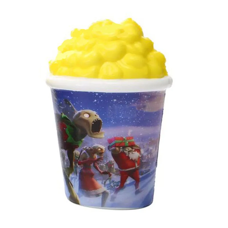 Мягкими Jumbo мягкий медленно поднимающийся игрушки для приготовления попкорна Еда Squishies резиновые игрушки битва снять Давление