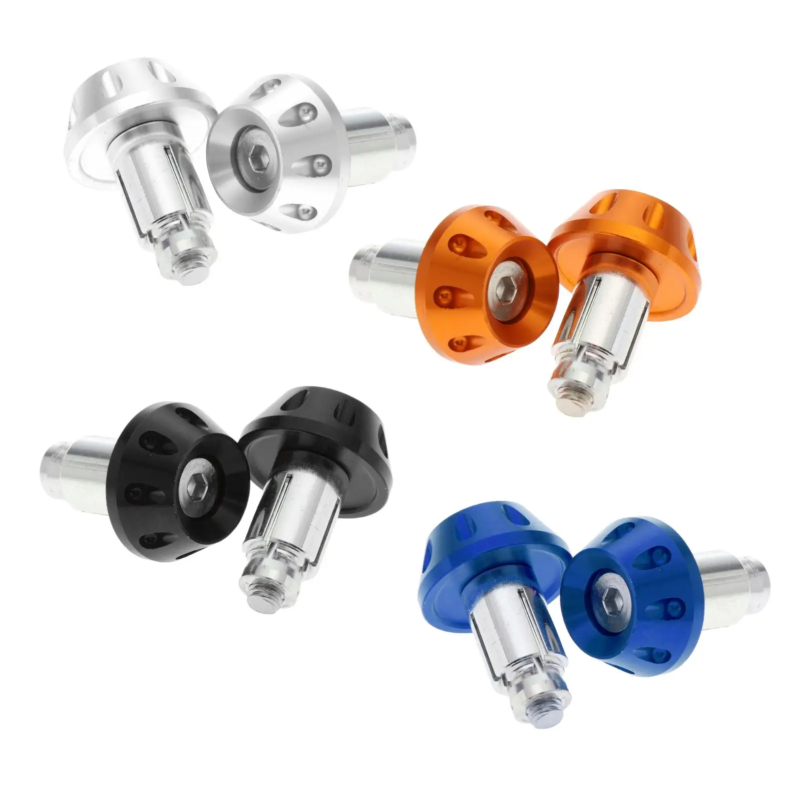 

1 Pair Motorcycle Handlebar Grips Bar End Plug Motorcycle Grips Bicycle Turn Signals