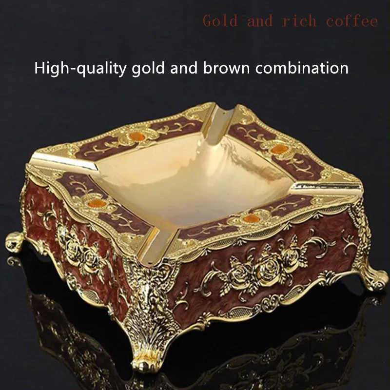 Пепельница керамическая из нержавеющей стали для гостиной креативная