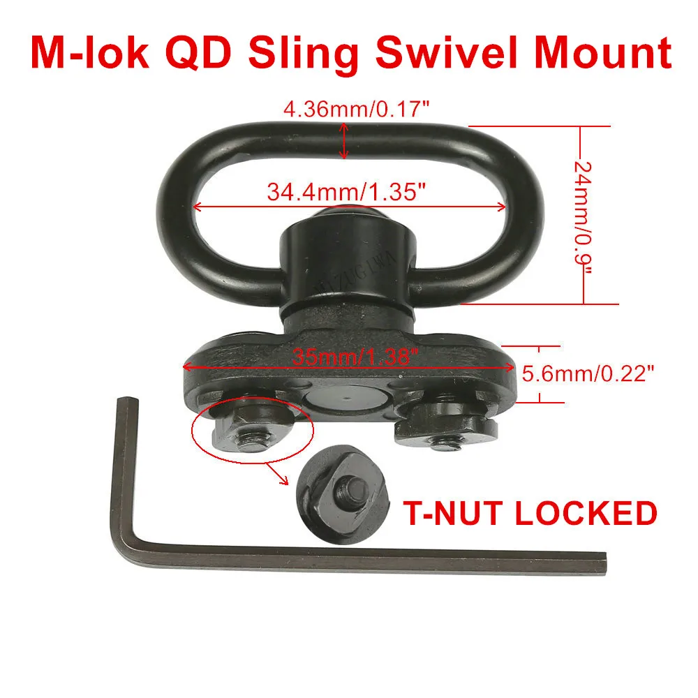 

M-Lok QD шарнирное крепление для прицела нажимная кнопка 1,35 дюйма адаптер крепление для быстрого отсоединения QD шарнирный шарнир