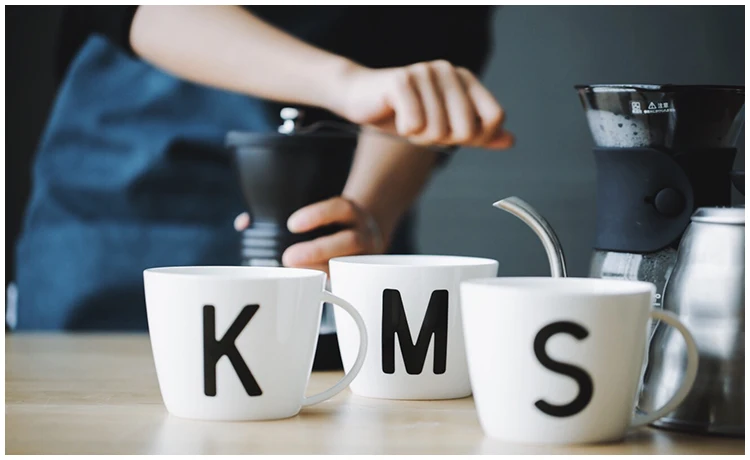 Однотонная Минималистичная кружка на заказ белая Современная креативная