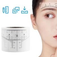 one time eyebrow transparent scale measuring ruler positioning ruler positioning thrush artifact auxiliary eyebrow stickers