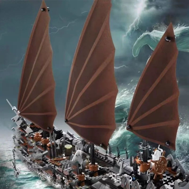 

IN STOCK Movie Series Priate ship Ambush 112502 866Pcs Building Blocks Bricks Educational Toys Birthday Boy Gifts 16018 79008