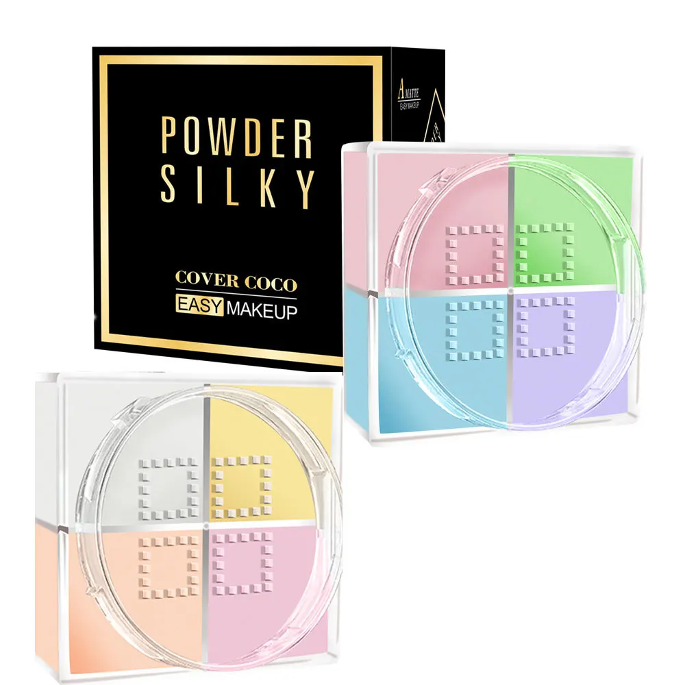 

Silky Setting Powder Evening Skin Tone Concealer Four-color Loose Powder Sigongge Loose Powder Spraying Lightweight cosmetics