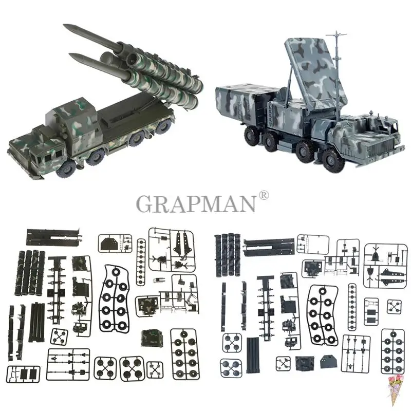 1/72 4D собрать грузовик Россия армия S 300 пму ракетные системы радар автомобиля