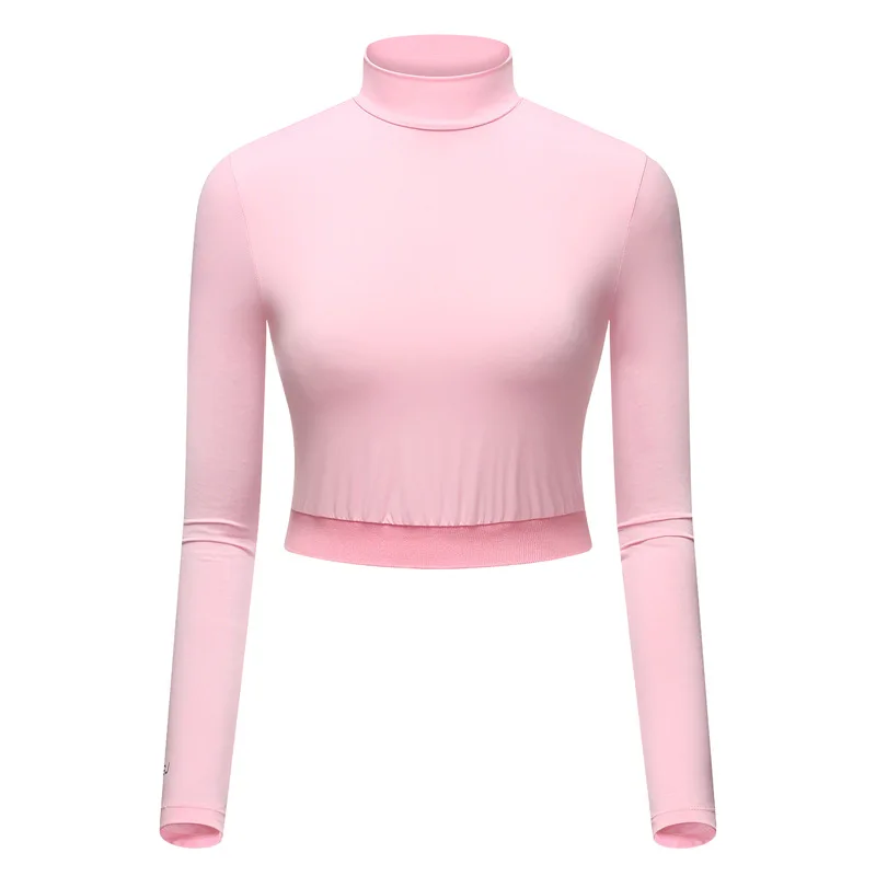 

Women's Golfs Sunscreen Clothing Ice Silks Long Sleeved Quick dry Sweat Absorbent Breathable Short Shirt for Outdoor ASD88