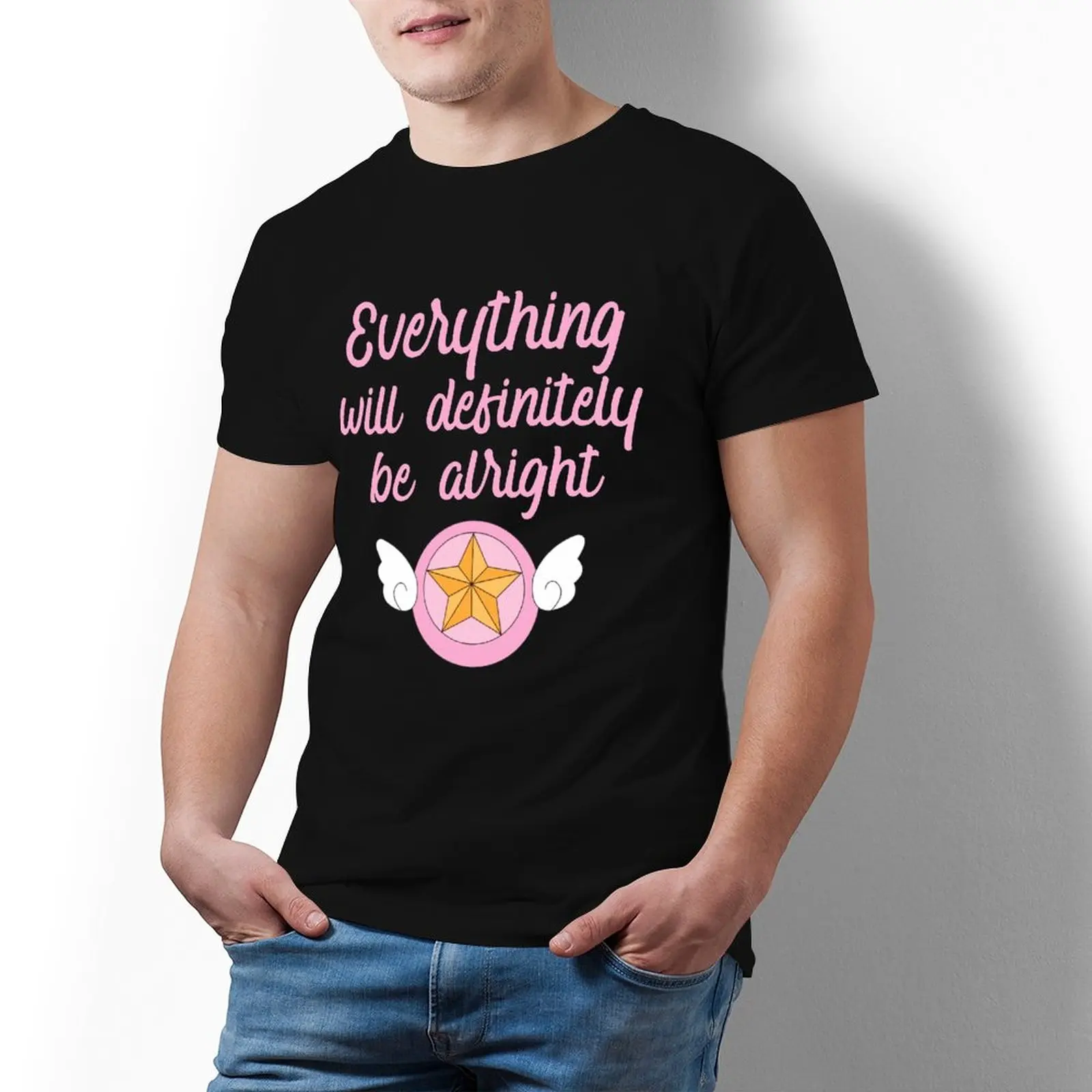 

Повседневная хлопковая Футболка Kero с коротким рукавом, Пляжная футболка с принтом, Мужская футболка