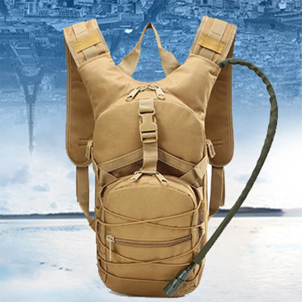 Армейский тактический рюкзак для воды военный мужчин кемпинга велоспорта без