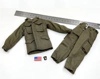 16th wwii fp002 us army soldier division e captain combat war shirt tops pants with medal for 12inch doll action collectable