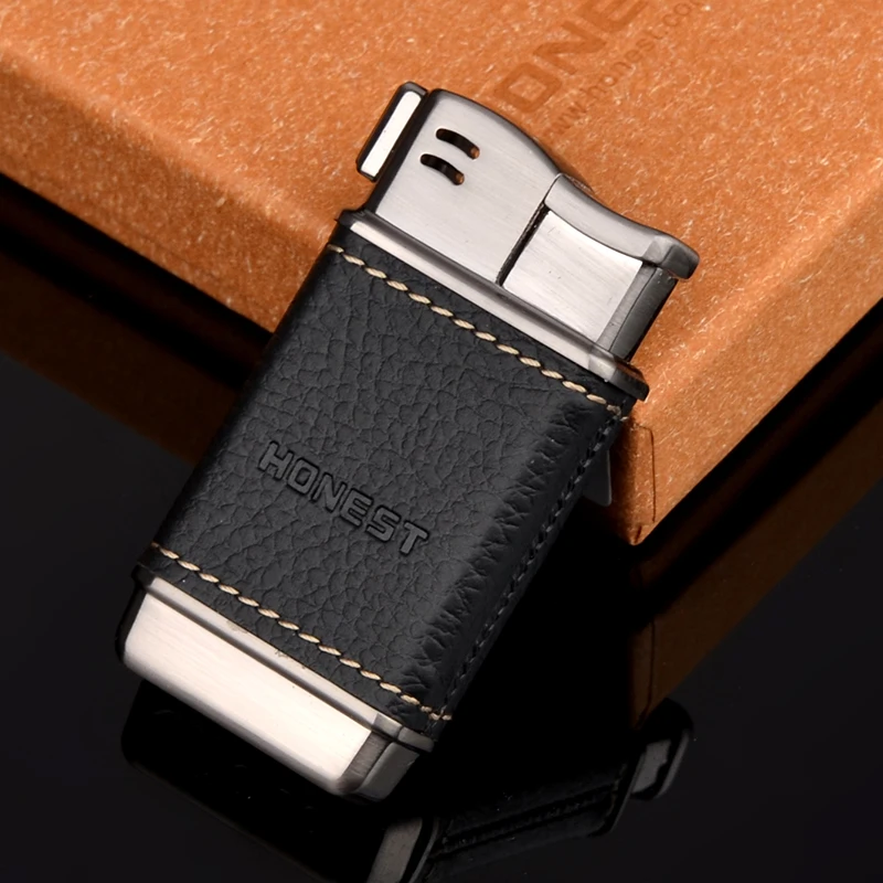 Честная Бутановая газовая надувная Зажигалка высокого качества зажигалка для