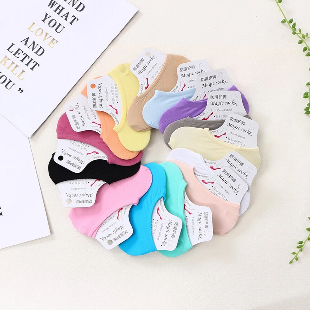 10 пар/упак. женские носки сетки короткие модные невидимые тапочки низкие носки| |
