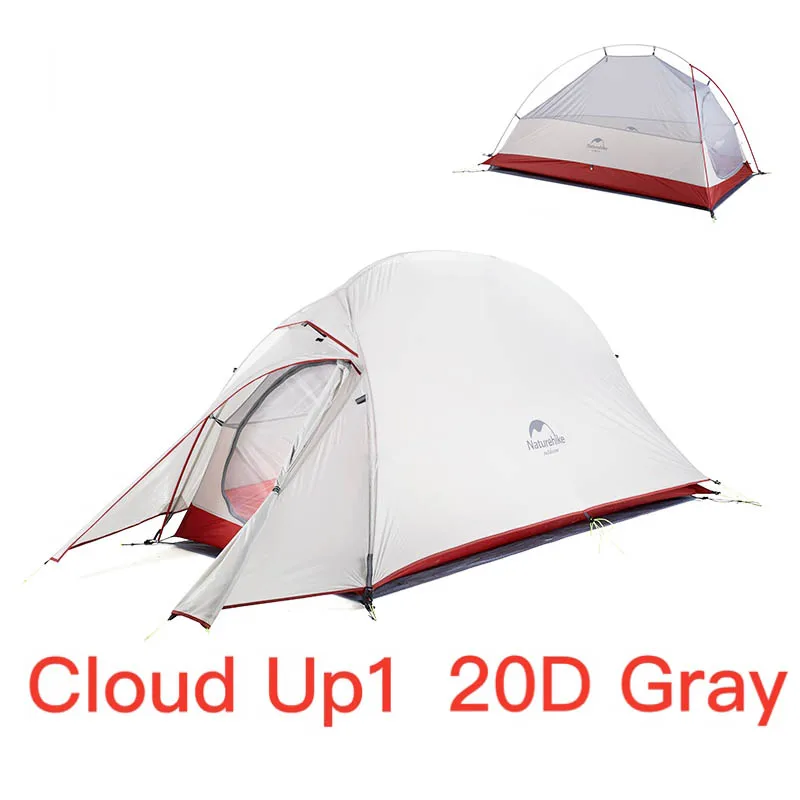Naturehike Cloud Up 1 20D серая палатка|Палатки| |