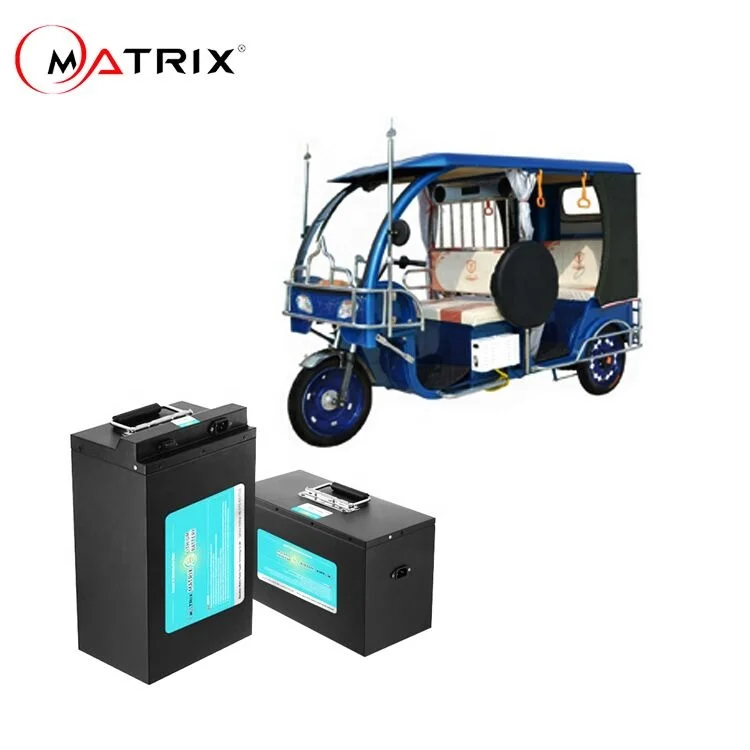 

Matrix Battery 48V 60Ah EV Li-Ion Rechargeable Batteries With 18650 2500Mah Cells For Electric Rickshaw