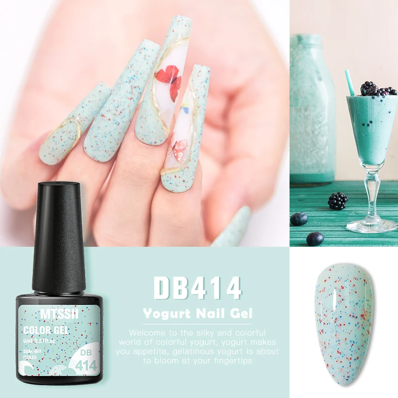 Mtssii Cheese йогурт перепелиный гель лак для ногтей Дизайн маникюр Полупостоянный
