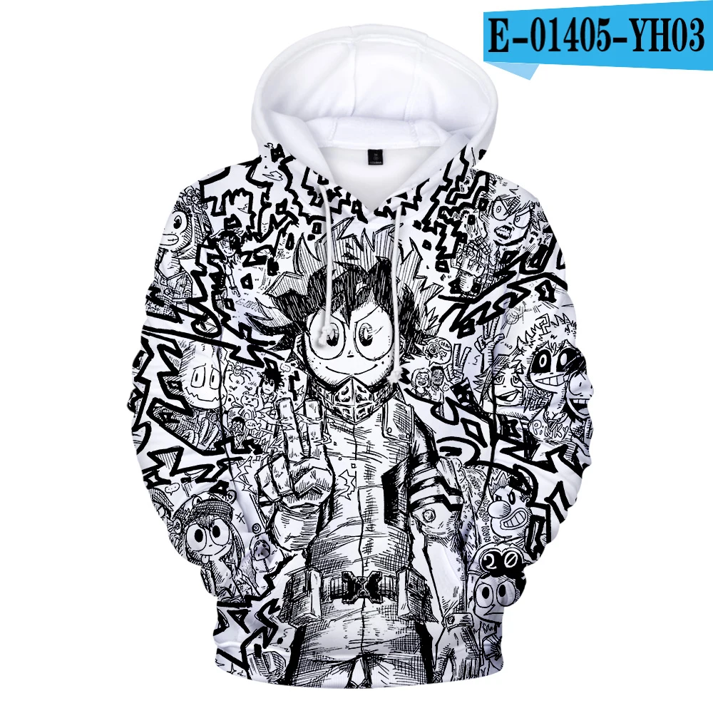 3D Мой герой Косплэй Todoroki шото толстовки Boku без герой Академии Izuku Midoriya из флиса для детей; сезон осень - Цвет: 3D