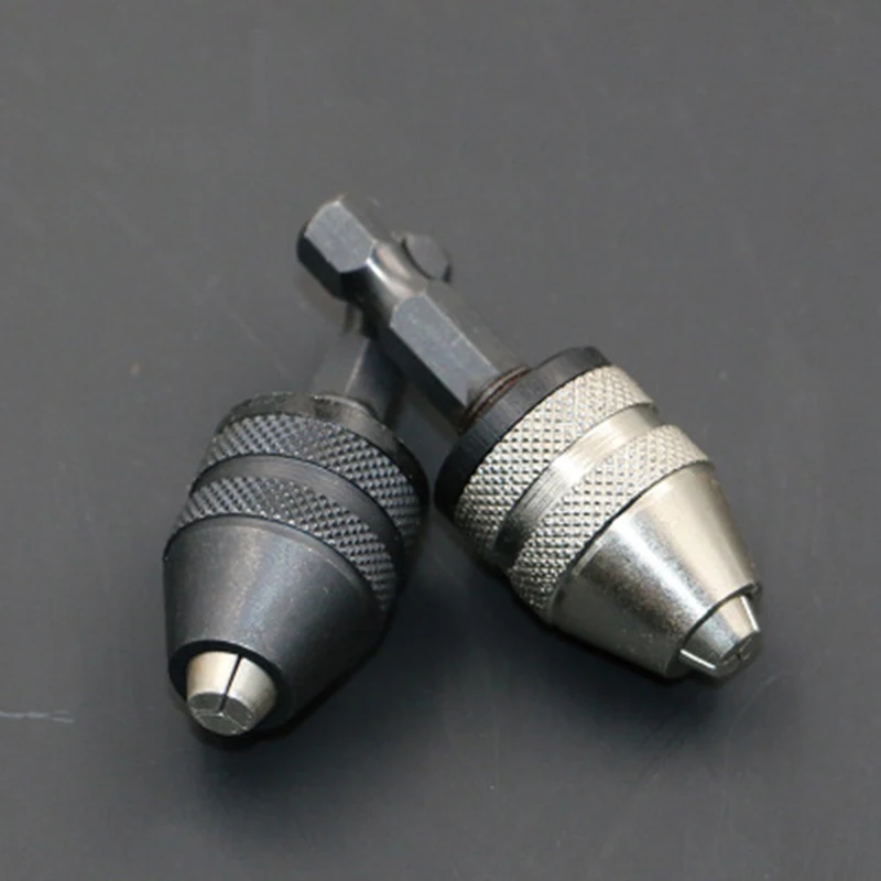 

Small 0.5-3mm Drill Plug Adapter Shank Bit Keyless Mini Chuck Hex 6.35mm Durable