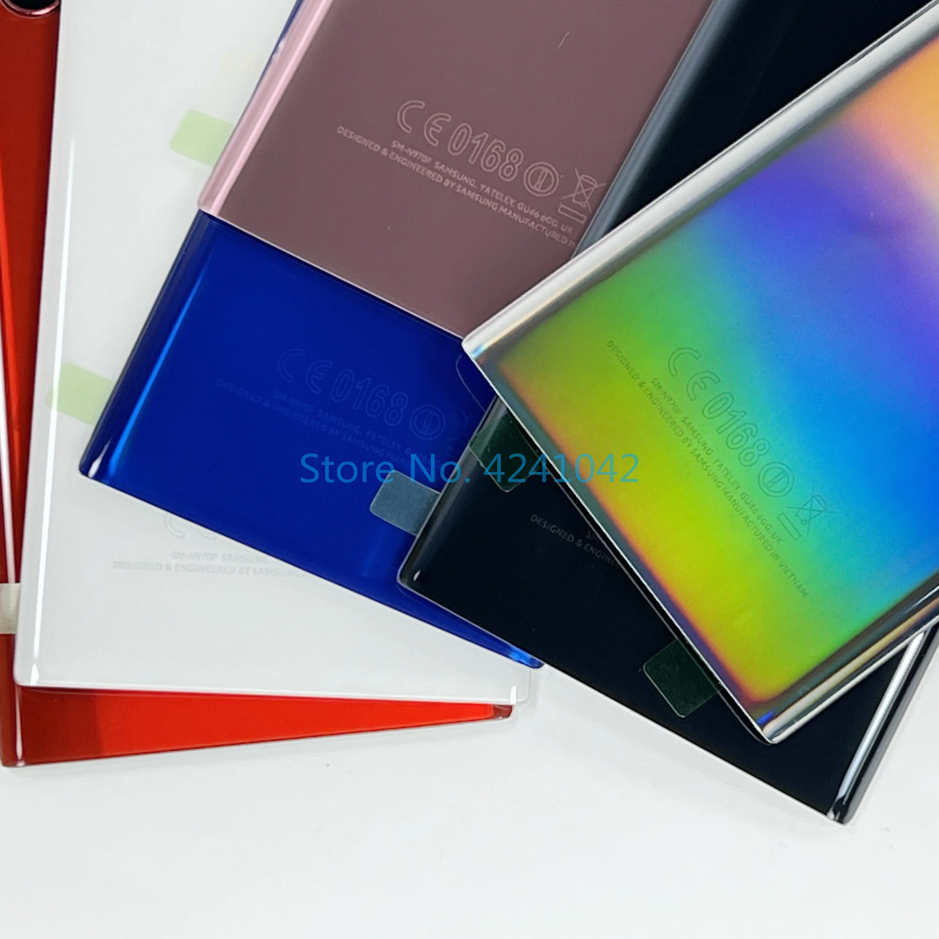 Стеклянный чехол для SAMSUNG Galaxy Note 10 N970 Plus N975 N975F Note10 + задний стеклянный клей |