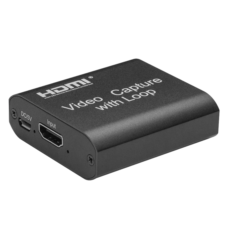 

4K HDM I 1080P High Definition USB Video Capture Card with Loop