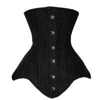 double steel boned waist trainer long torso underbust corset steampunk lingerie xs 6xl