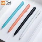 Xiaomi NUSIGN ручка с чернилами стандартных цветов черный 0,5 мм черный пополнения красочные гелевые ручки поворотный переключатель и плавность линий MI ручка для дома офиса и школы