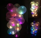 10 шт.компл. круглый стакан шариковые светодиодные лампы для воздушных шаров мини-вспышка люминесцентные лампы фонарь Бар Рождество принадлежности для украшения свадебной вечеринки