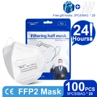 Маска для лица с 5-слойным фильтром fpp2, одобрена KN95 ffp2mask ce, высококачественные маски от вирусов, быстрая доставка