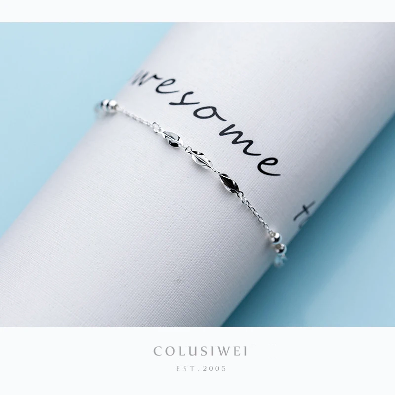 Новое поступление женский браслет Colusiwei из серебра 925 пробы с небольшими простыми