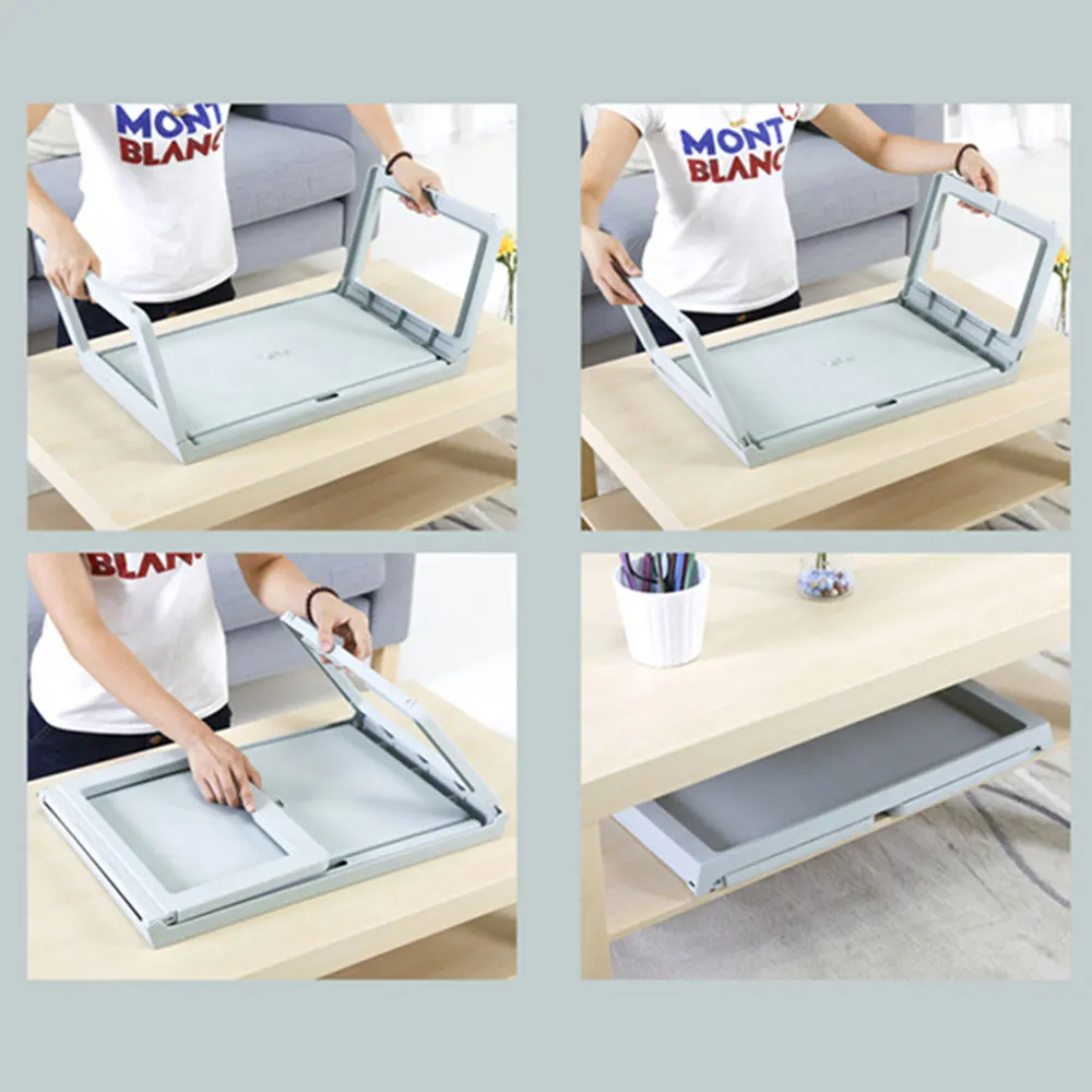 Складной деревянный поднос для ноутбука многофункциональная настольная