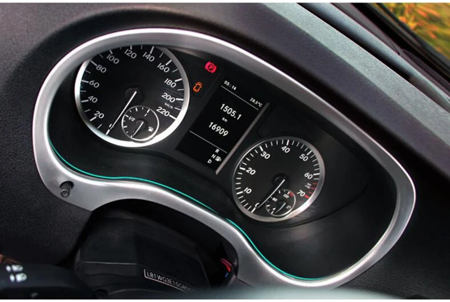 Авто аксессуар приборная панель экран рамка Крышка отделка ABS подходит для Mercedes Benz Vito W447- матовый