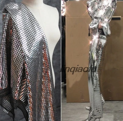 Светоотражающие квадратный плед серебристый Стразы Кубик Рубика сетчатая