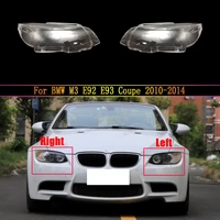 car headlight lens for bmw m3 e92 e93 coupe 2010 2011 2012 2013 2014 headlamp cover replacement auto shell