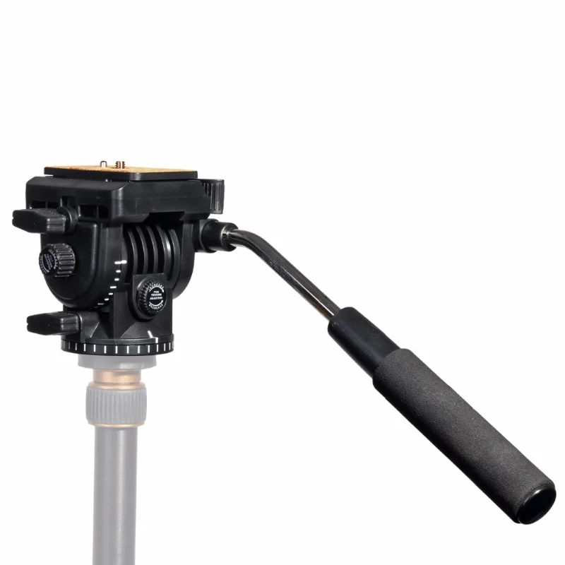 

KINGJOY VT-1510 Pan Head Video Camera Tripod Action Fluid Drag for Canon Nikon Sony DSLR Camera Camcorder Shooting Filming