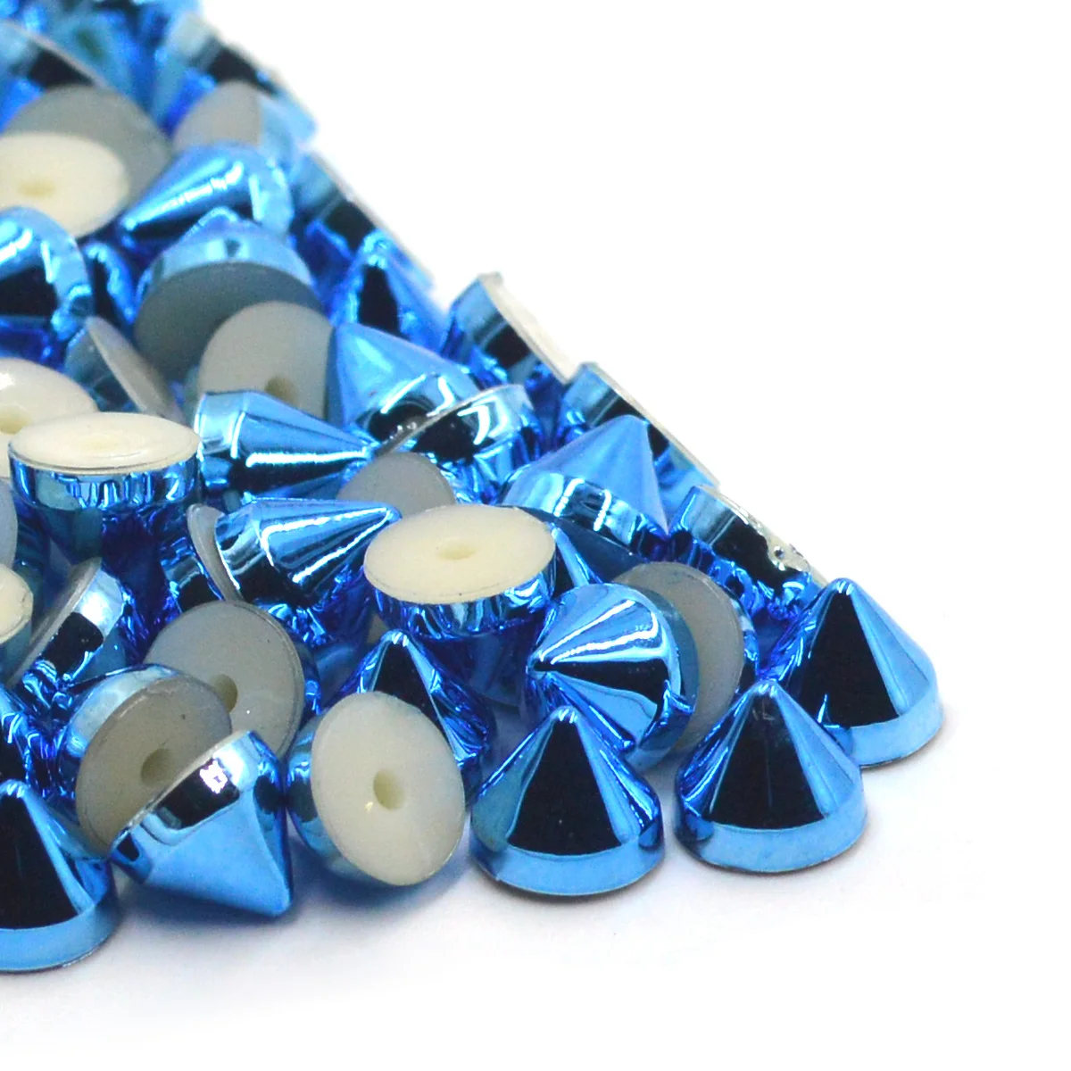 KALASO 100 комплекты мульти Цвет Акриловые Конус панк шпильки с заклепками шипами для