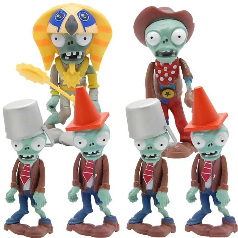 

Plants Vs Zombies PVC Material Ejection Soft Silicone Dolls Toys Action Anime Figure Model Toy Gifts Toys For Children Bagged