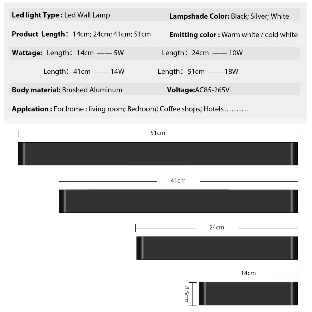 Светодиодный настенный светильник в скандинавском стиле прикроватный для