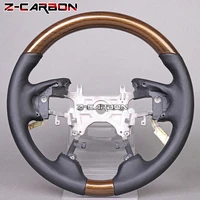 steering wheel fit for honda 9th generations accord with heating function wooden smooth leather racing wheel sport wheel