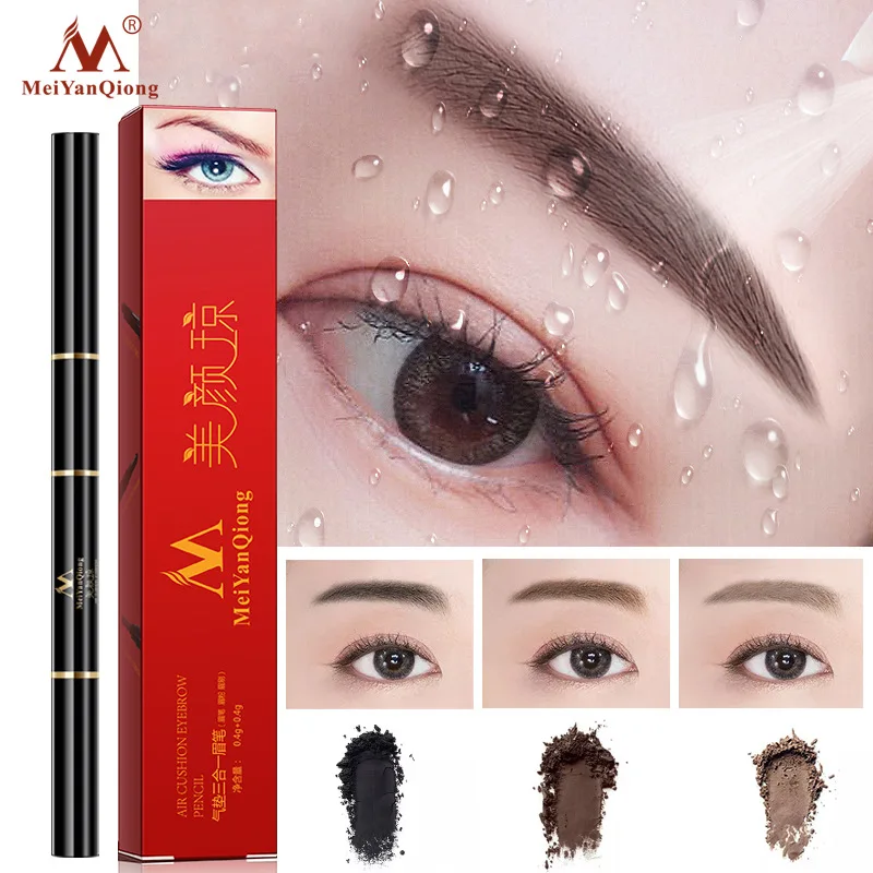 

MeiYanQiong Air Cushion Eyebrow Pencil Cosmetics Natural Long Lasting Paint Eyebrow Waterproof Eyebrow Pencil Makeup 3 Choose