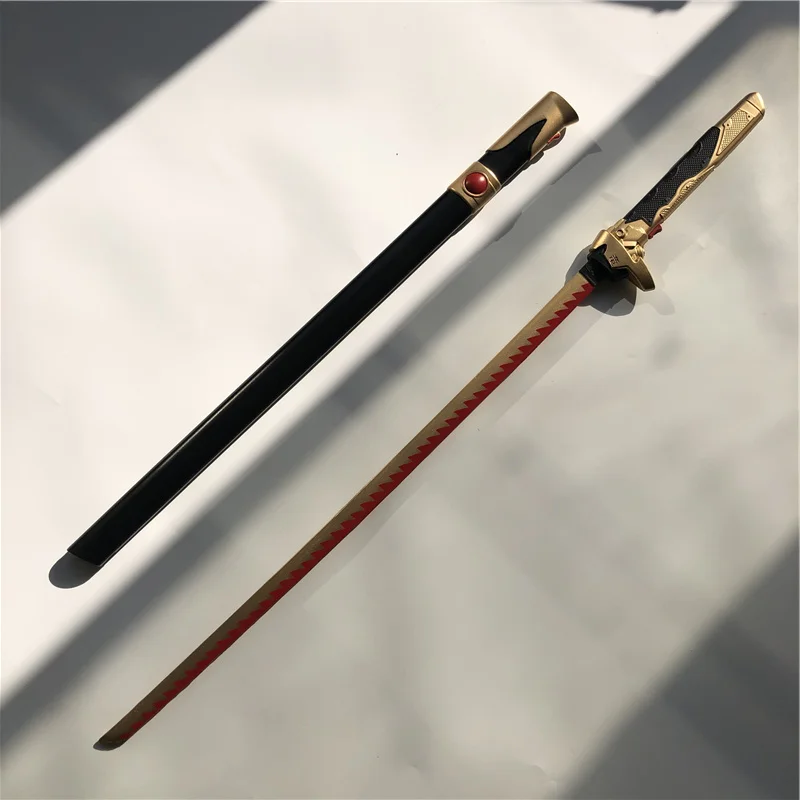 Косплей Overwatch игра Genji 106 см злый дух ножной нож Shimada Katana ролевая PU модель оружия