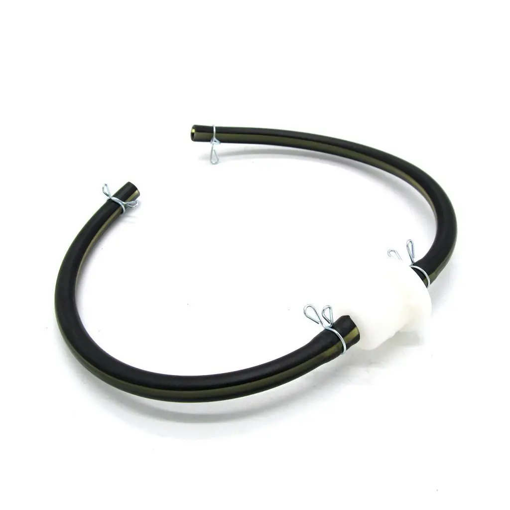 

Universal Motorcycle Inline Gas Petrol Gasoline Liquid Fuel Oil Filter Pipe Hose Line White Oil Filter With Tube Accessorie