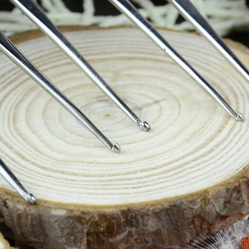 Вязальные спицы для животных ZL50 1 шт. из нержавеющей стали [1 3 мм 2 25 мм]|Швейные