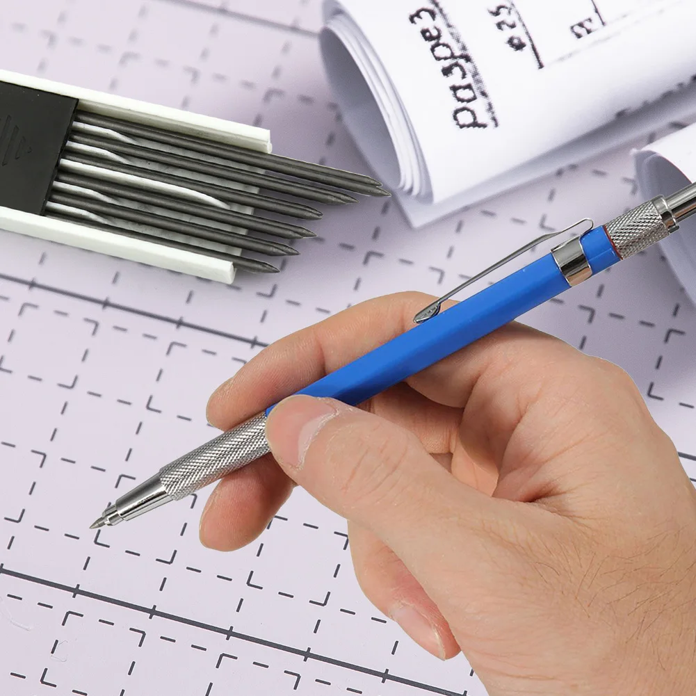 

2.0mm Metal Mechanical Pencil w/Refill Students Kid Drawing Pencil School Stationery for Drawings Illustration Artistic Sketches